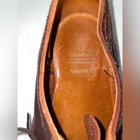 Allen Edmond’s Neumok 2.0 Wingtip Oxford Dress Shoes Size 13 - Picture 2 of 10